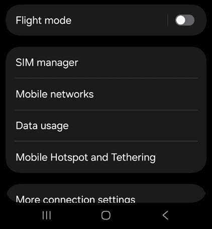 Android Mobile Hotspot and Tethering screen