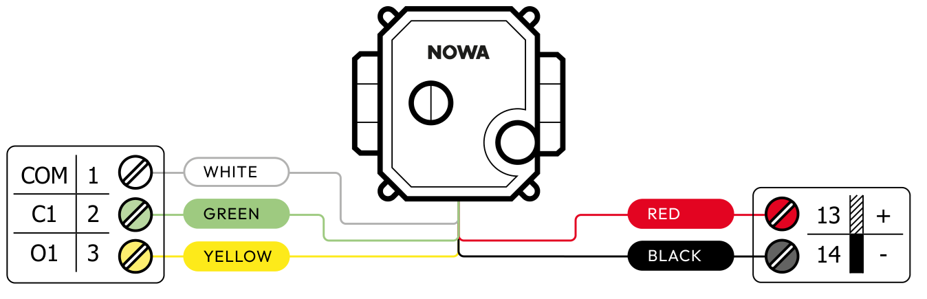 NOWA main valve wiring diagram