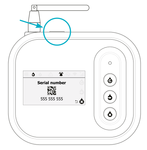 NOWA 4S / 4Se menu button location