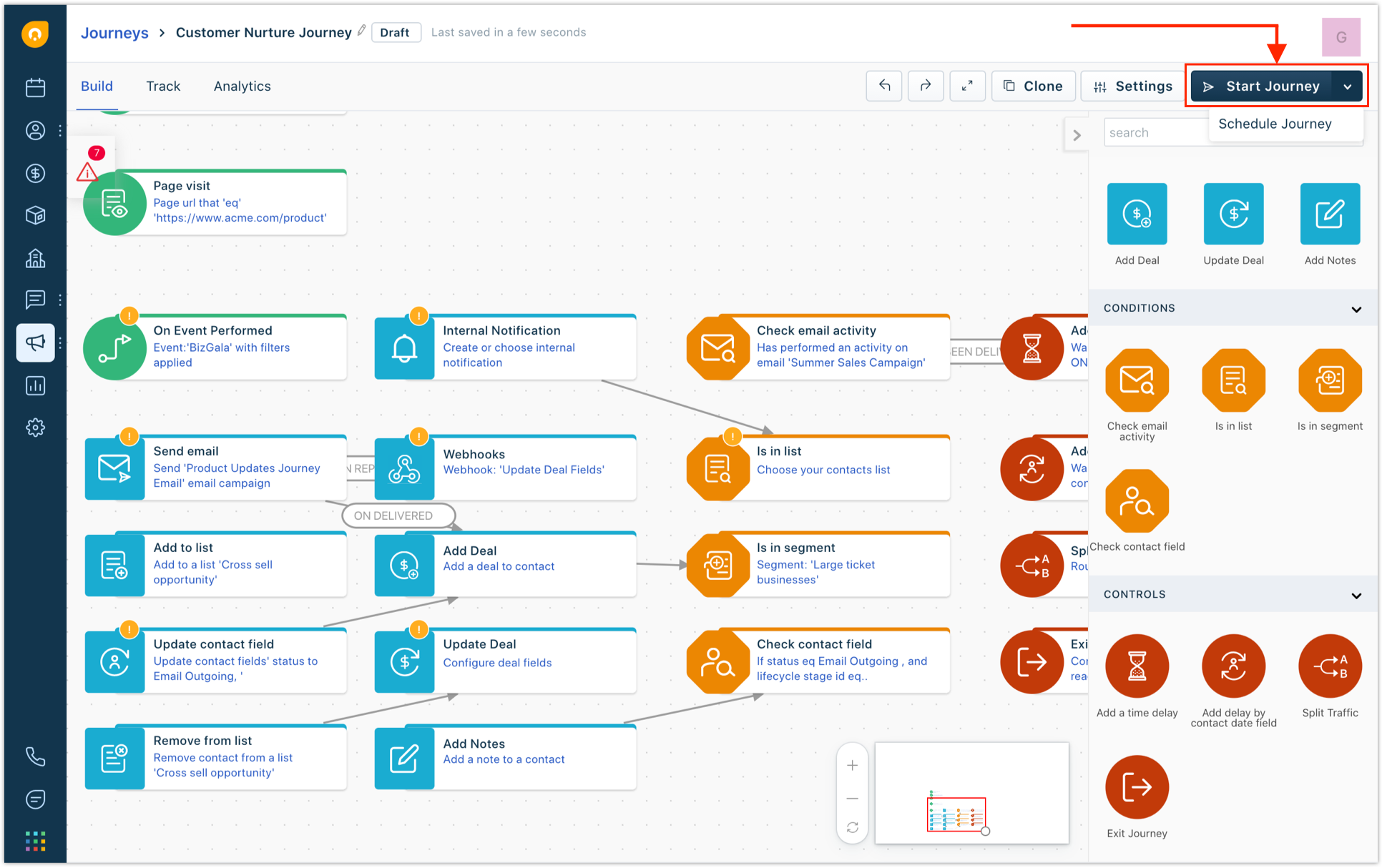 How to use Journeys with hooks in Freshworks CRM? FreshworksCRM