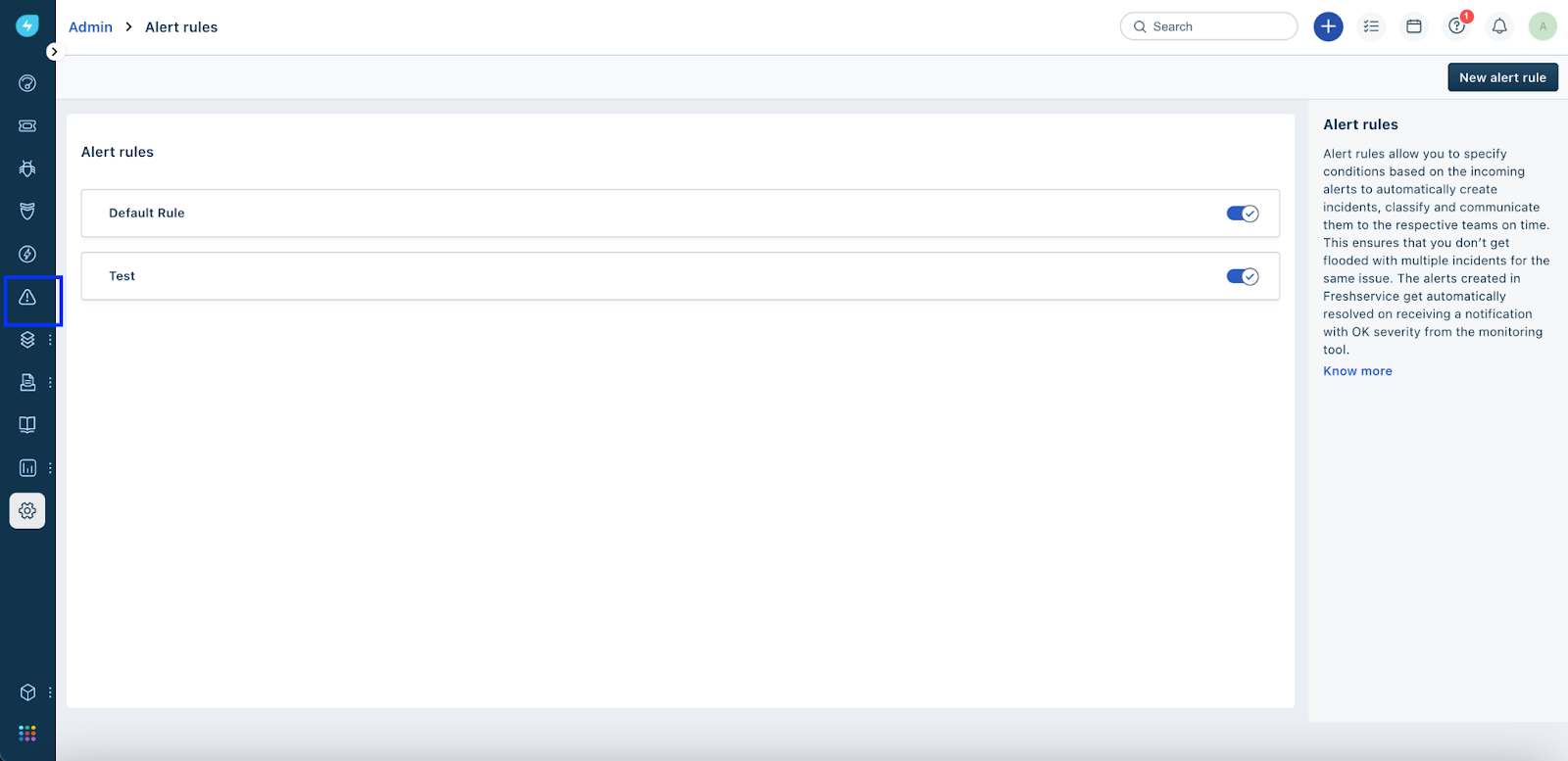 How to set up Alert Management in Freshservice Freshservice
