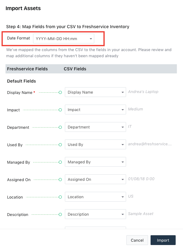 Checking the date format