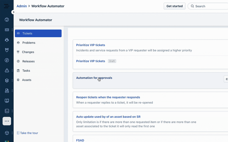 Change Incident to Service request for Approval Workflows