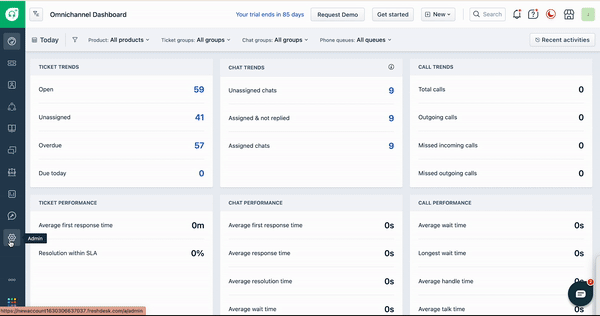 Updating your credit card details in Freshdesk.