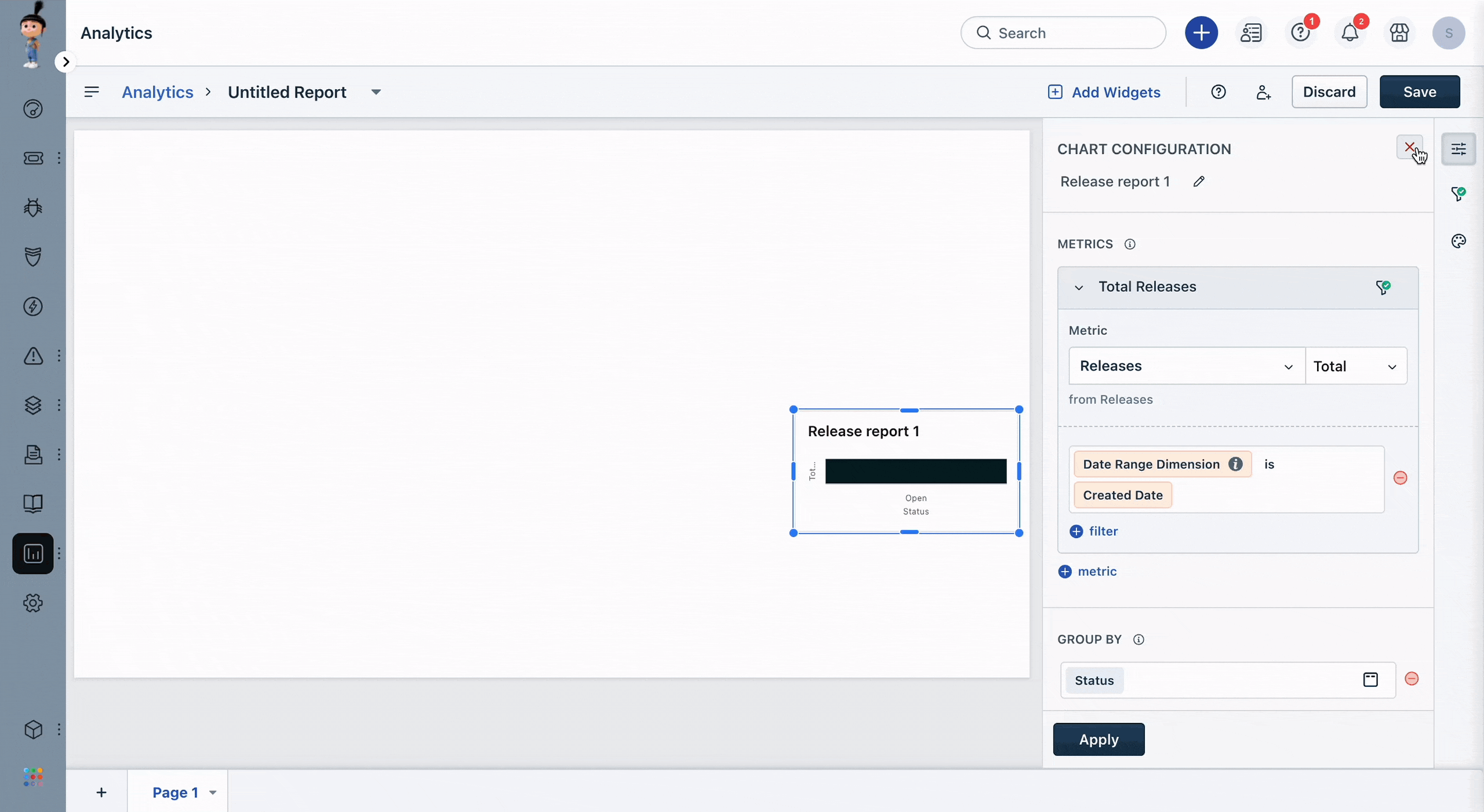 Run a report on Release in Freshservice 