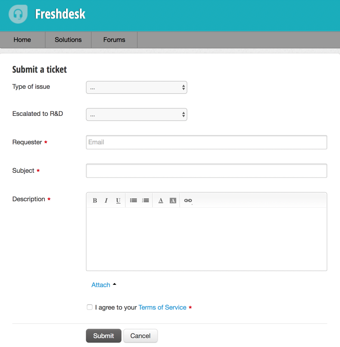 Displaying consent for data share and privacy policy in Freshdesk widget.