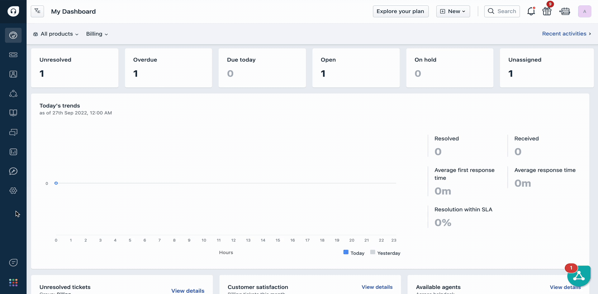 How to convert to an occasional agent in Freshdesk?