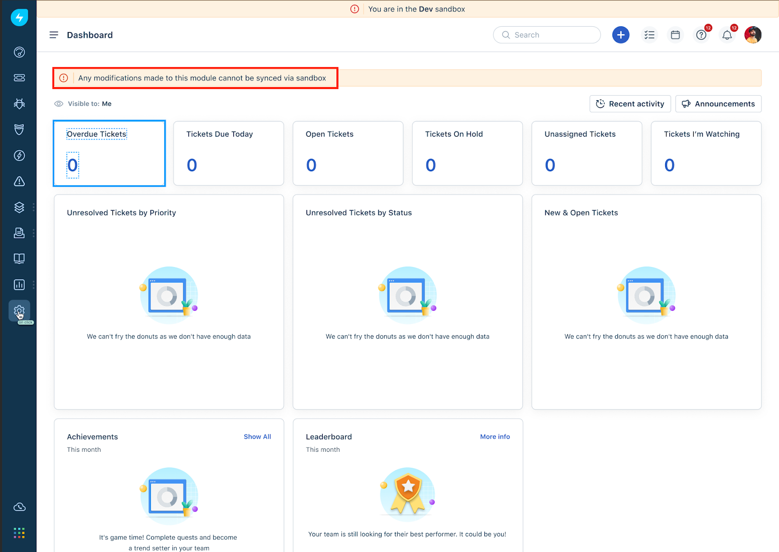 Sync Changes from Sandbox Freshservice