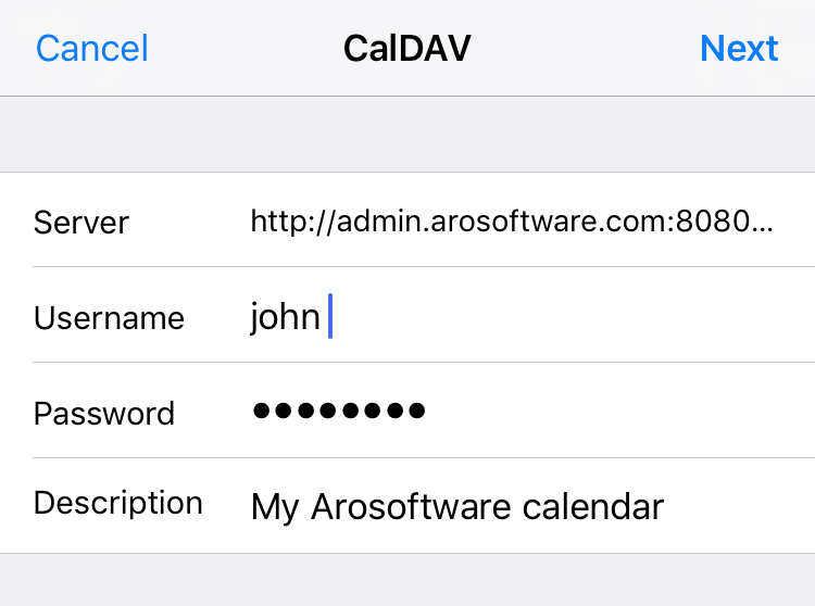 IOS Calendar Sync