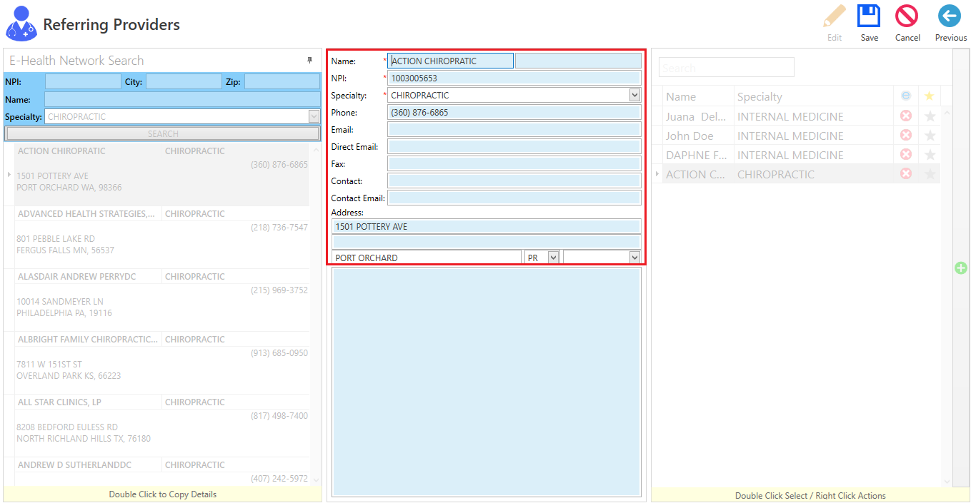 How to add a referring provider? EHRez Help Center English