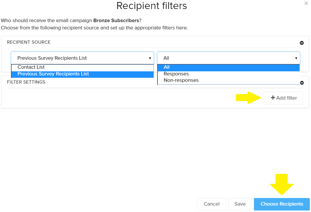 Recipient Filters Helpdesk