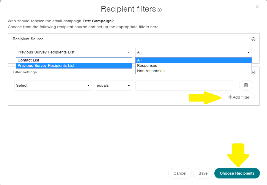 Recipient Filters Helpdesk