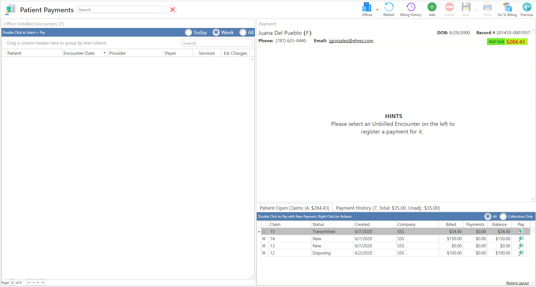 Patients / Billing EHRez Help Center Español