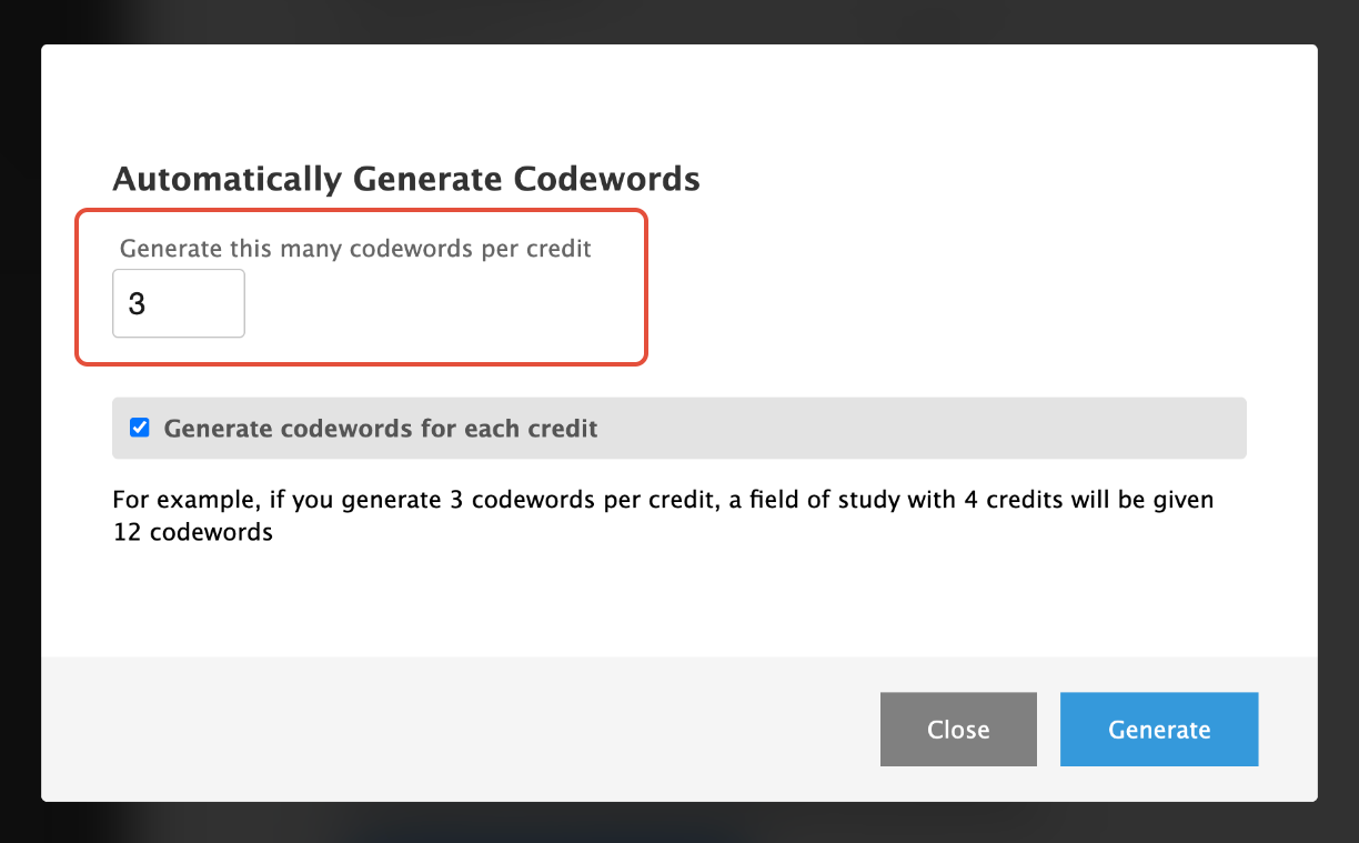 Set up and Use CPE Codewords : Conferences i/o