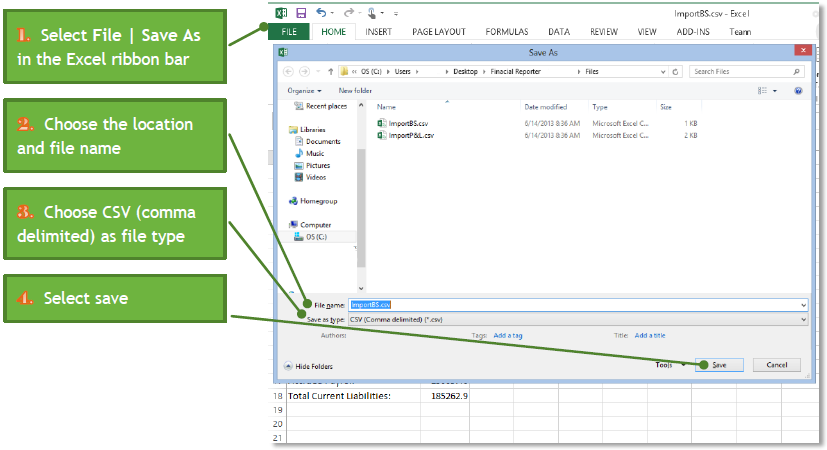 How do I save my files in CSV format from Excel? – ProfitKeeper Support