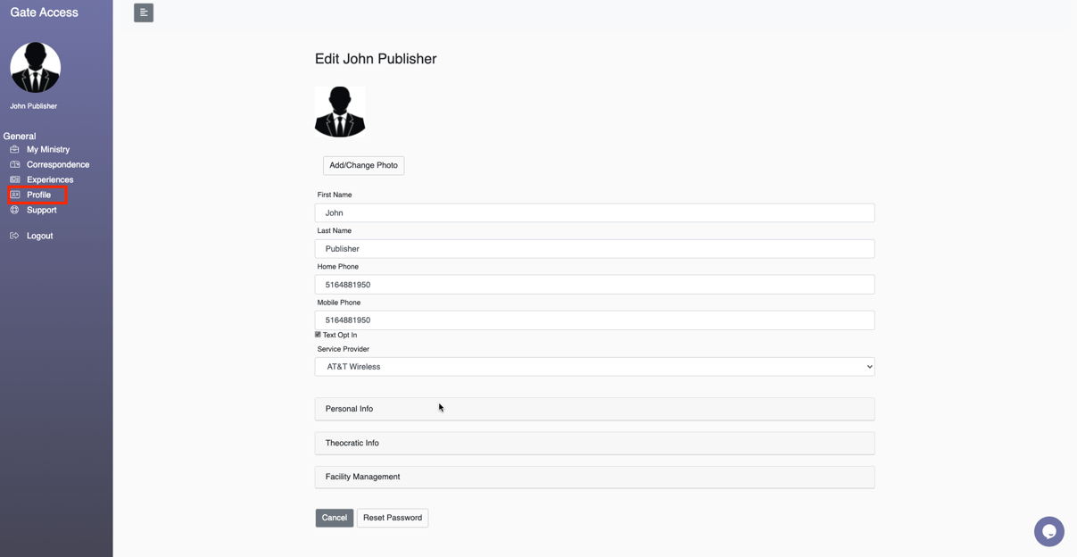 Volunteer Role: Overview : Gate Access Assist