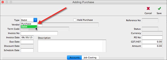 Correcting or Reversing a Posted Purchase to a Vendor : Accountek ...