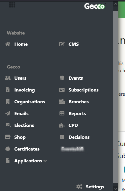 Gecco: Global Settings : Gecco Software