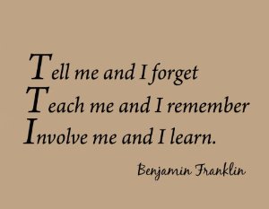 a quote by Benjamin Franklin
