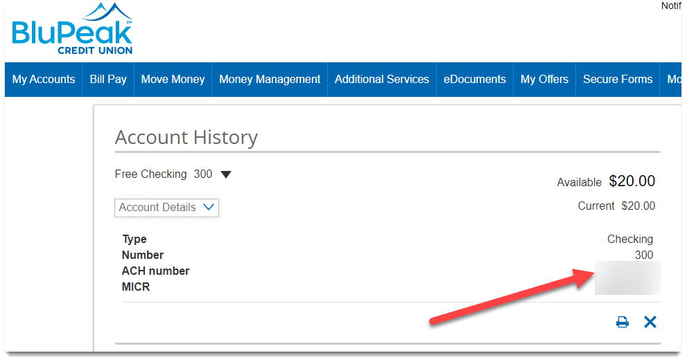 How do I get my member number or account number? BluPeak Credit Union