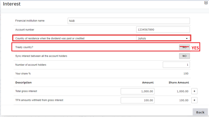 Interest Worksheet Example