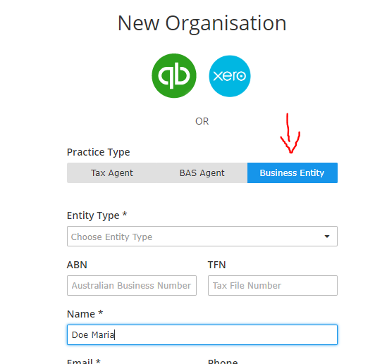 Add Organisation