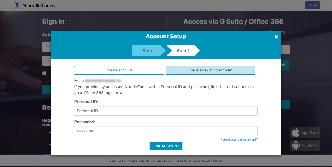 Create an Account NoodleTools How to Guide LibGuides at Navajo