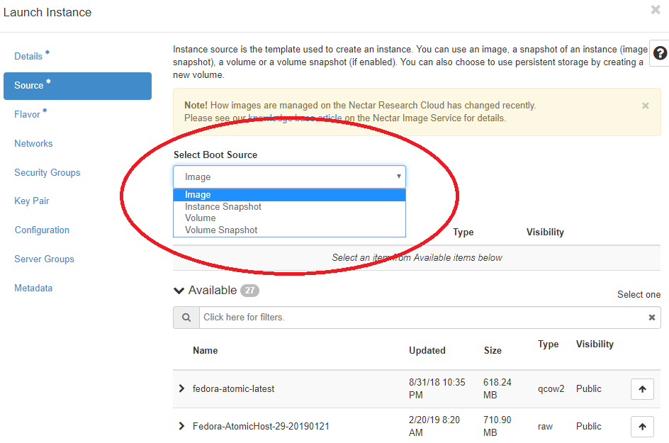 Boot Source ARDC Support