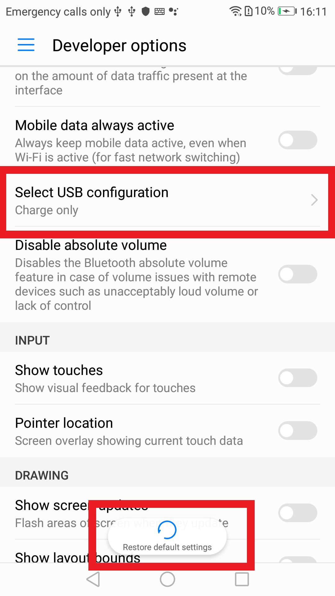 Huawei USB Debugging Issue/Phone not connecting to Mobi10/WIPE : Help Desk