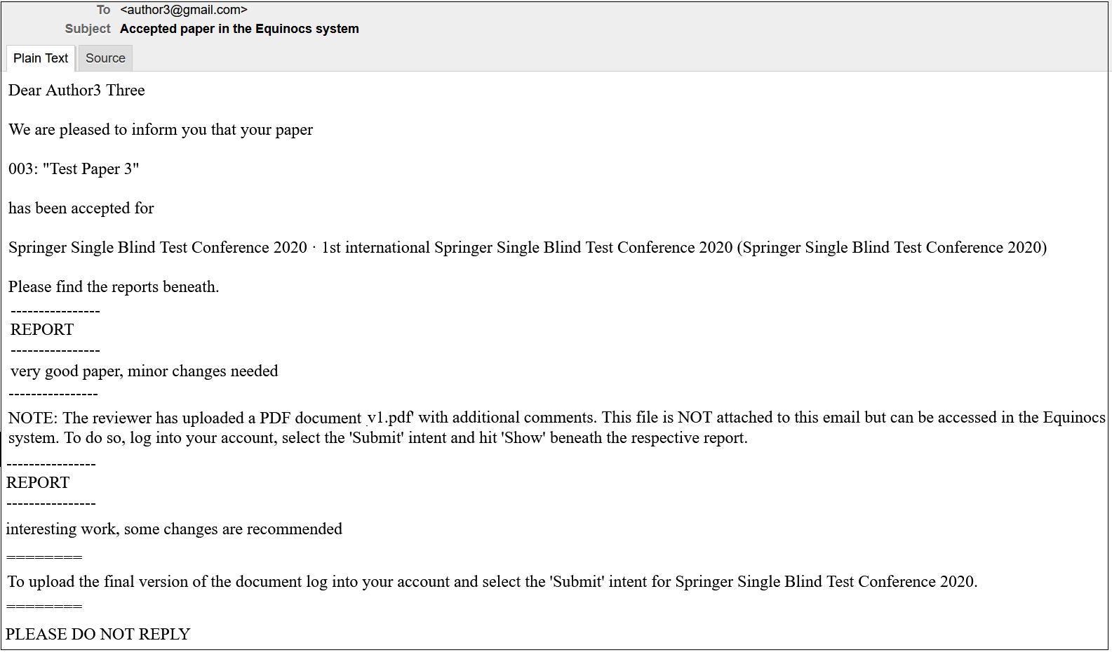Conference Proceeding Authors : Springer Nature Support
