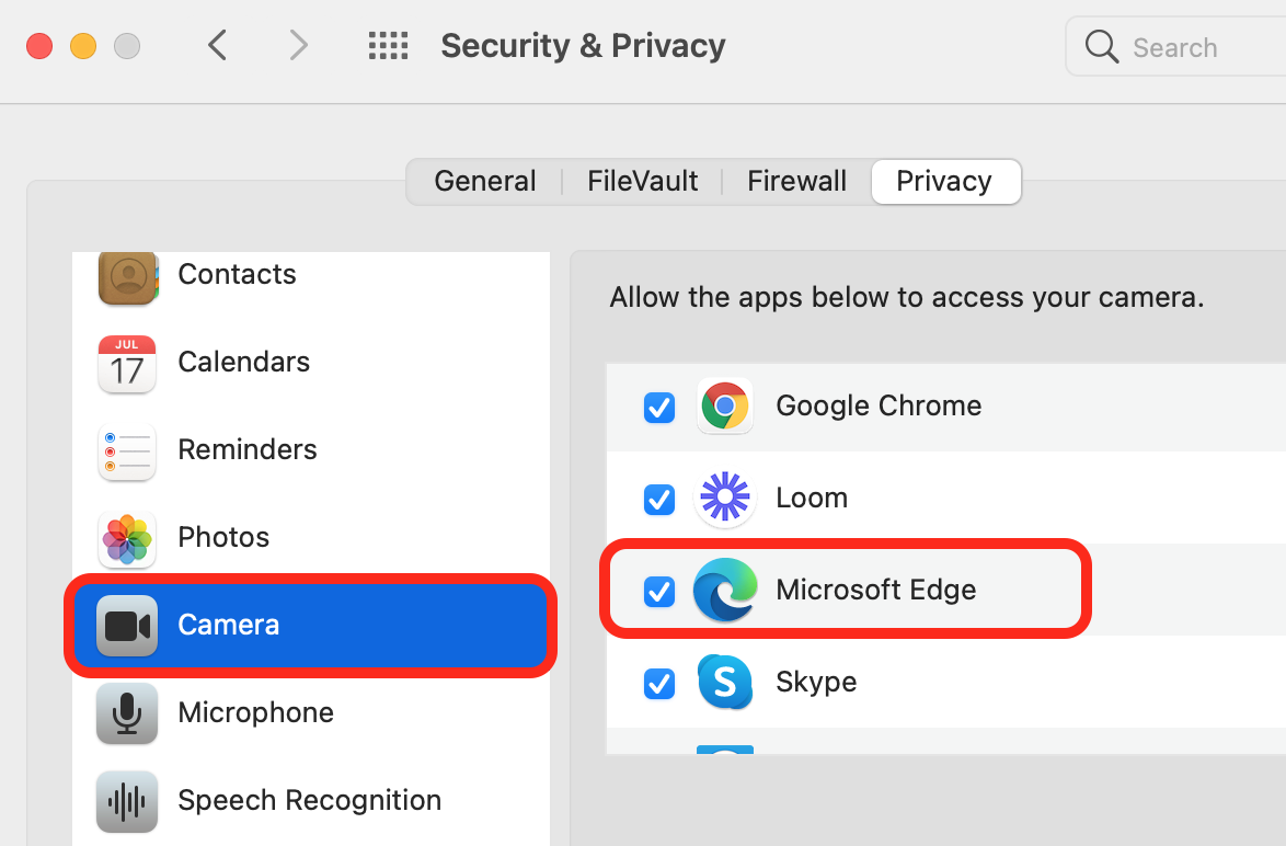 Enable Camera And Microphone On My Mac for Microsoft Edge Email Enable Camera And Microphone On My Mac for Microsoft Edge Email