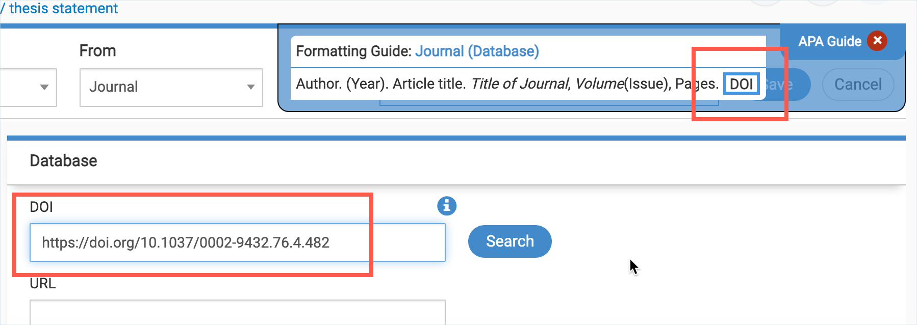 how to cite a research paper in noodletools