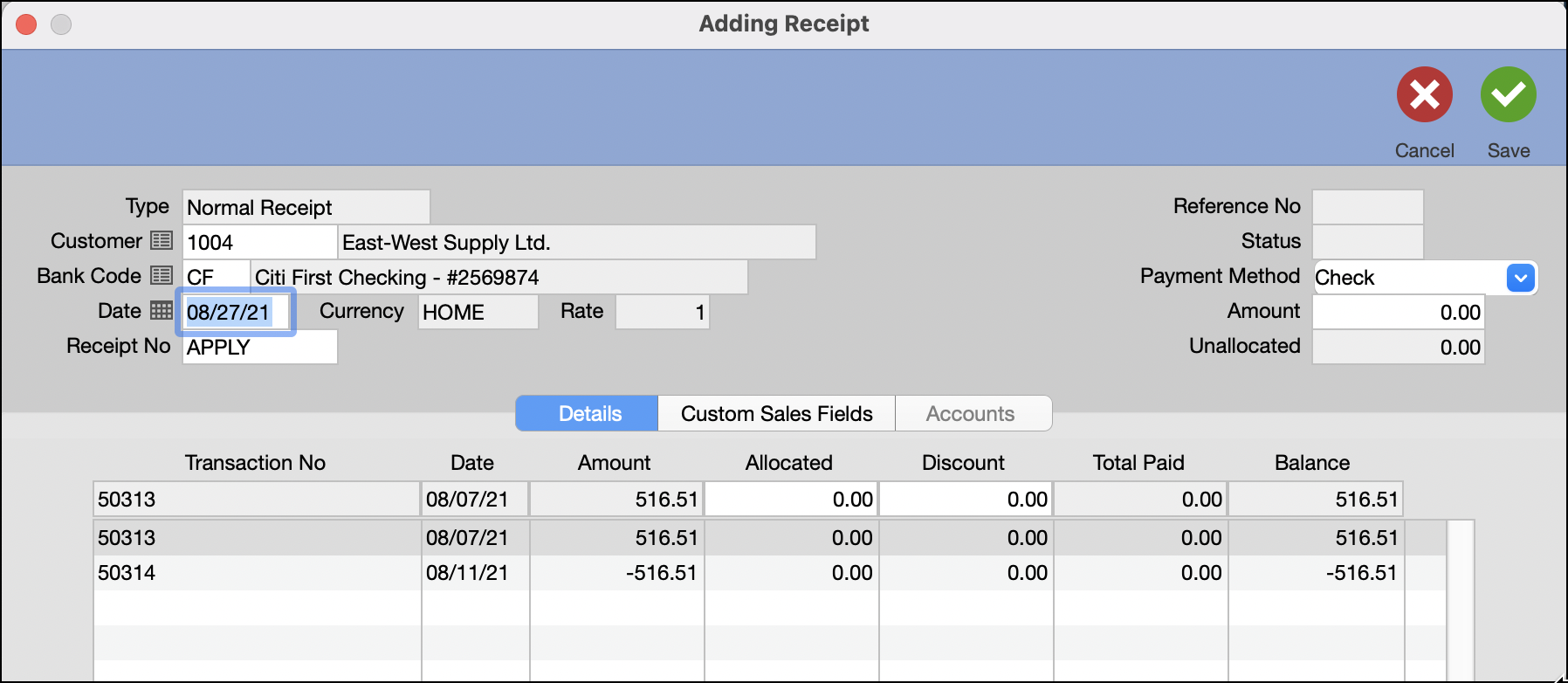 Applying a Customer Credit to an Invoice : Accountek Solutions Inc