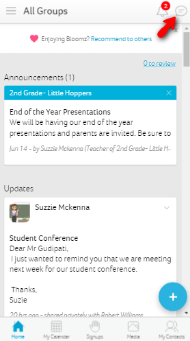 Messaging My Class/ Group : Helpdesk