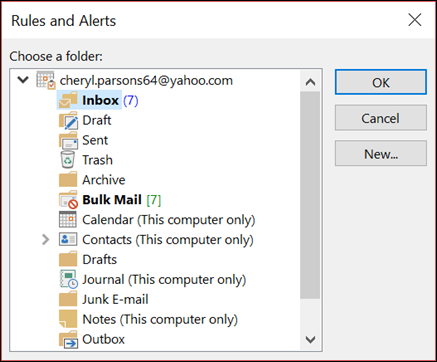 You can move items to an existing or new folder.