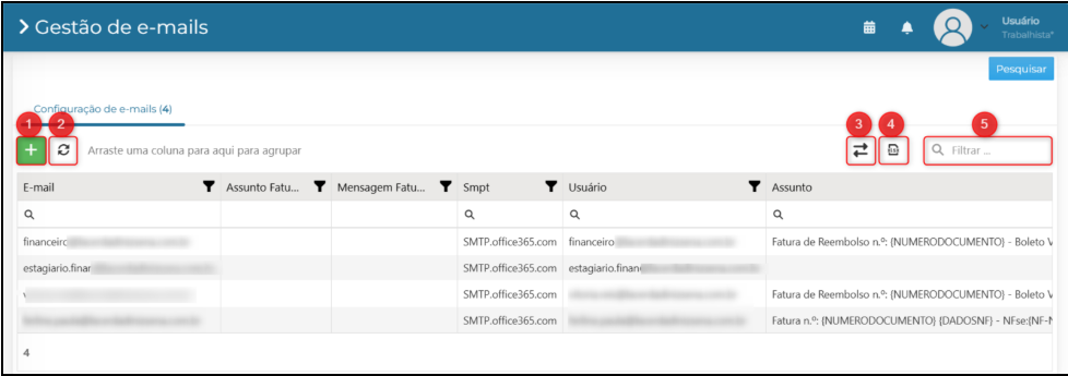 Interface gráfica do usuário, Tabela 
O conteúdo gerado por IA pode estar incorreto.