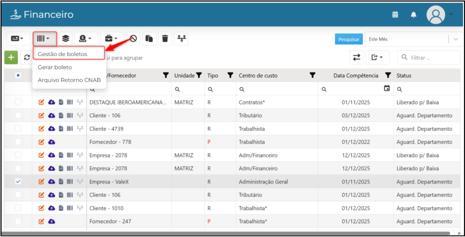 Interface gráfica do usuário, Tabela 
O conteúdo gerado por IA pode estar incorreto.