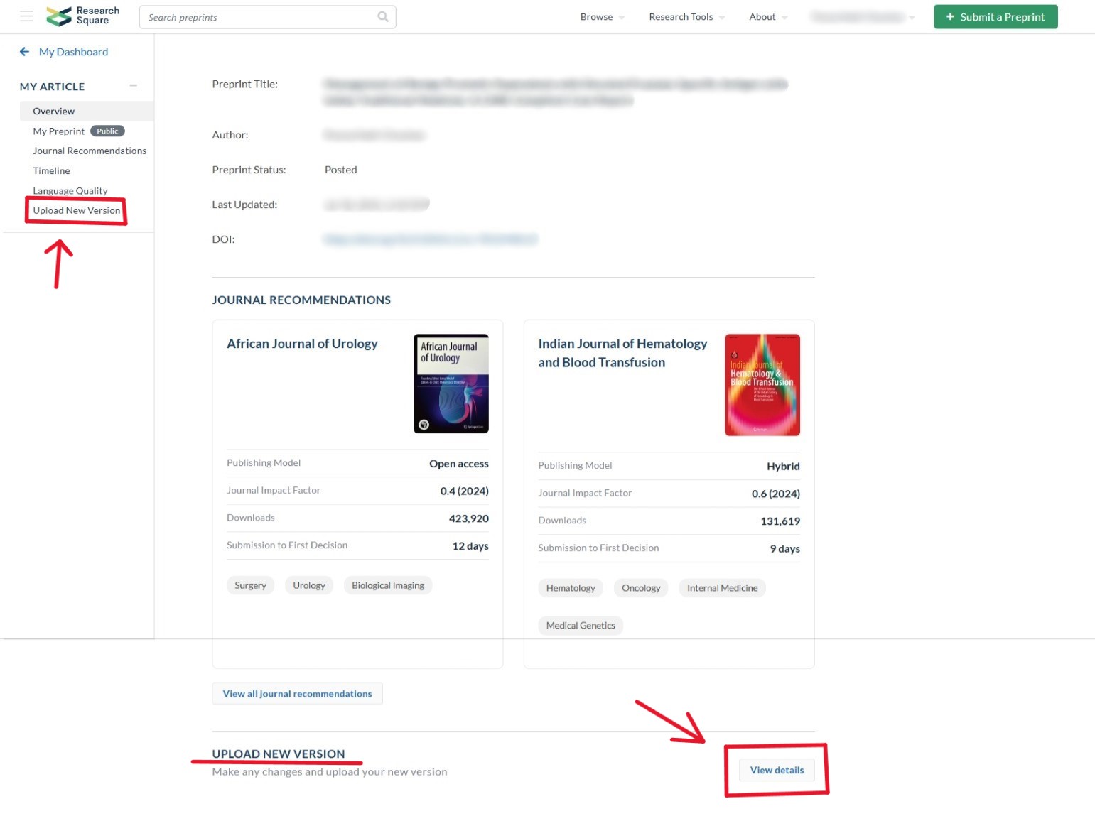 Screenshot of the 'Overview' page.