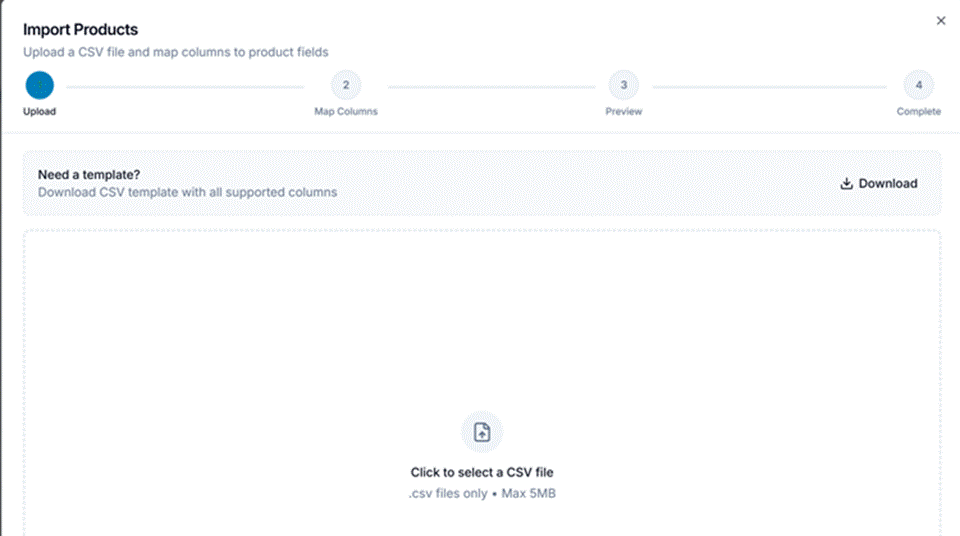 Title: CSV field mapping - Description: CSV field mapping