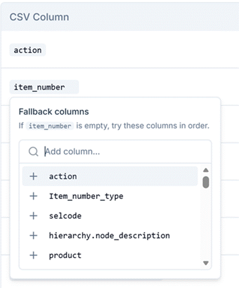 Title: Fallback field selection - Description: Fallback field selection