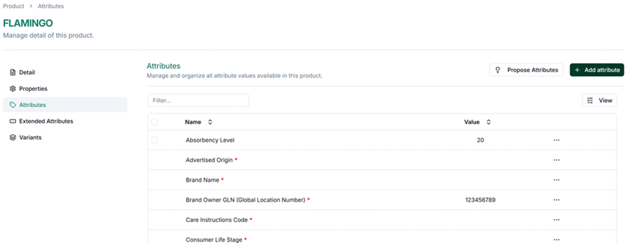 Title: System attributes expanded - Description: System attributes expanded