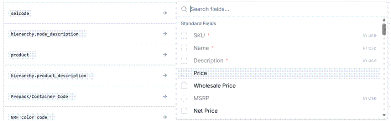 Title: Mapping confirmation - Description: Mapping confirmation