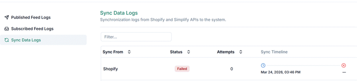 Title: Sync data logs - Description: Sync data logs