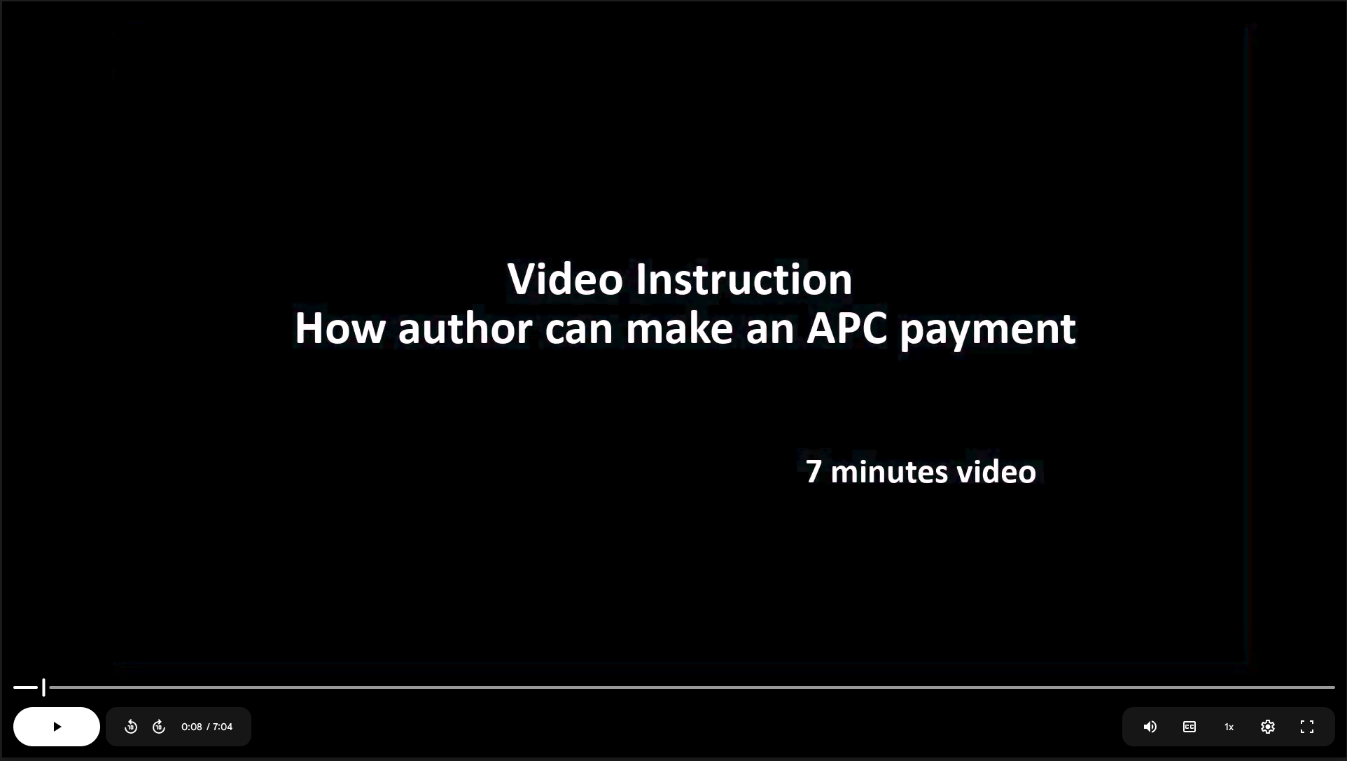 Watch APC Payment Explanation Video