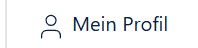 a screenshot of Mein Profil