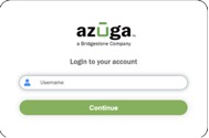 Title: Azuga Fleet login screen - Description: Azuga Fleet login screen