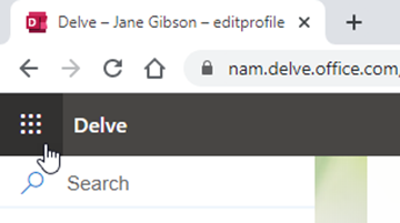 Icon apps displaying Delve