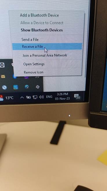 A computer screen with a screen on

Description automatically generated