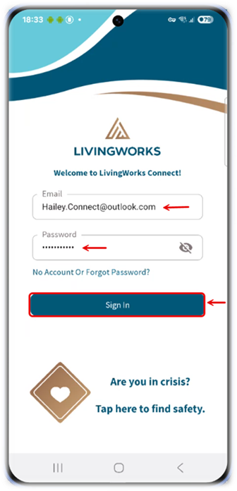 A screenshot of a login screen
AI-generated content may be incorrect.