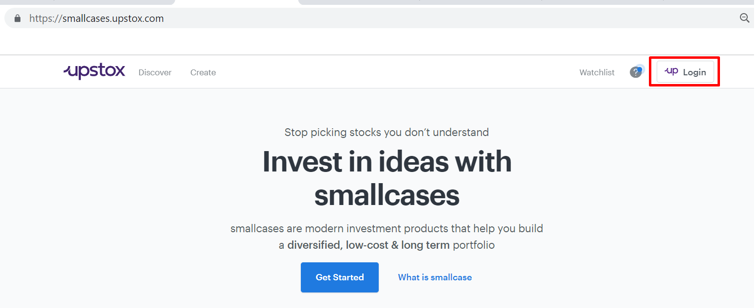 Step 3 Once you click on the Upstox Login, enter your mobile number